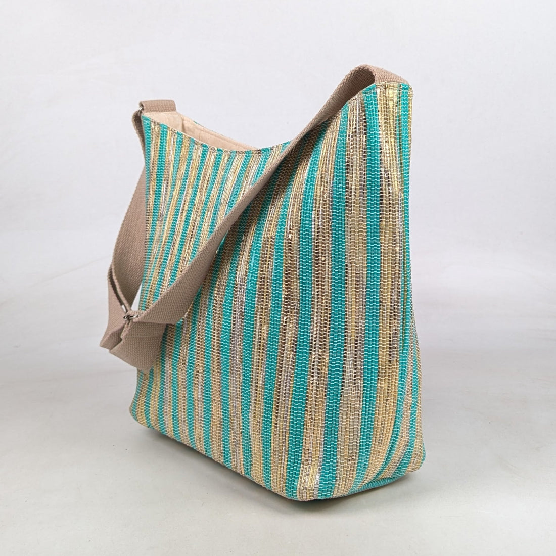 Upcycled Handcrafted Eclipse Jhola Tote (EJ0626-015)