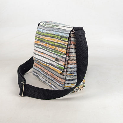 Upcycled Handcrafted Messenger Bag (MB0726-003)