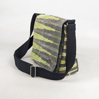 Upcycled Handcrafted Designer Messenger Bag (MBD0726-002)