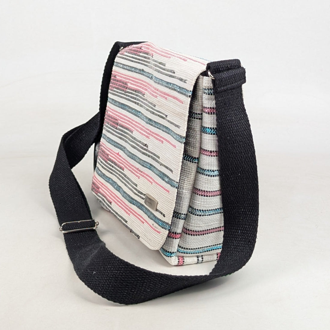 Upcycled Handcrafted Designer Messenger Bag (MBD0726-007)