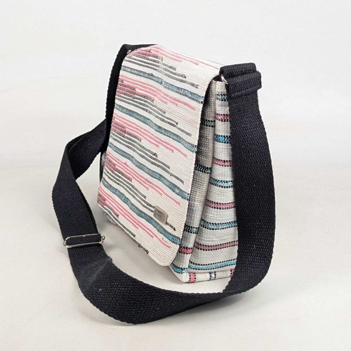 Upcycled Handcrafted Designer Messenger Bag (MBD0726-007)