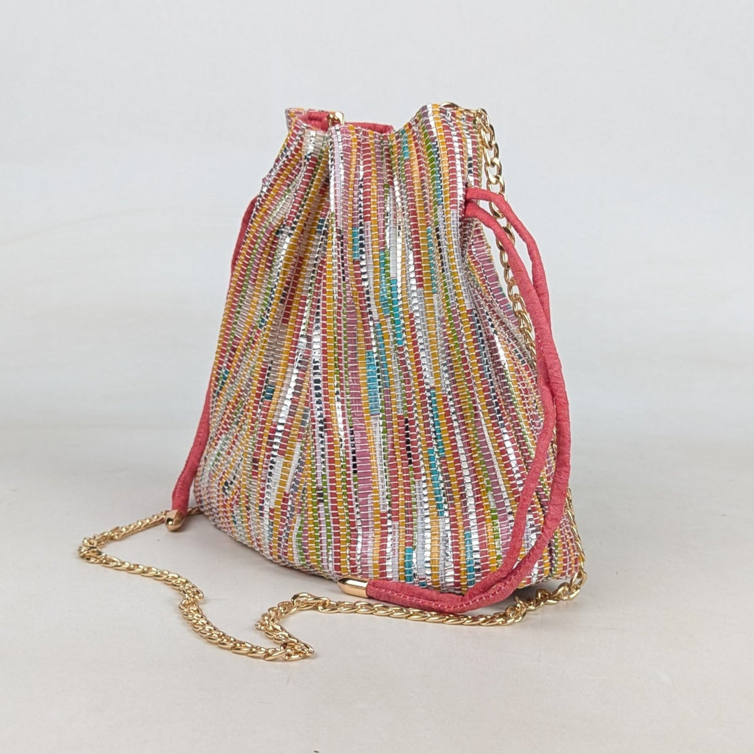 Upcycled Handcrafted Potli Sling (PS0626-008)