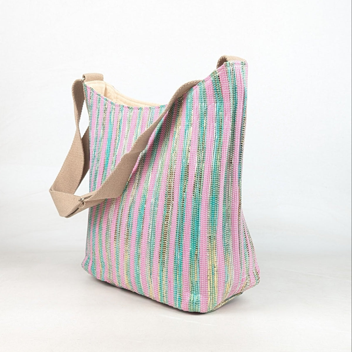Upcycled Handcrafted Eclipse Jhola Tote (EJ0726-001)