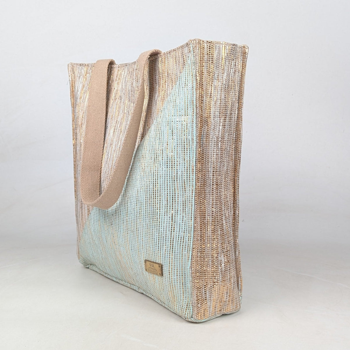 Upcycled Handcrafted Urban Tote (UT0826-001) [for 14" laptop]