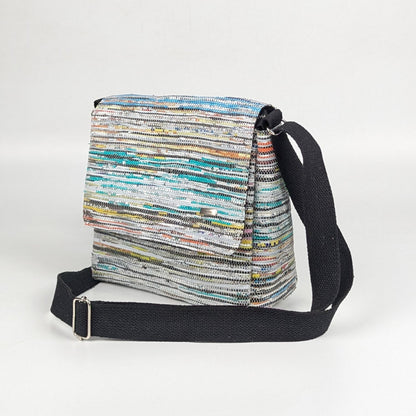 Upcycled Handcrafted Messenger Bag (MB0826-001)