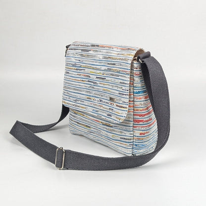 Upcycled Handcrafted Messenger Bag (MB0826-003)