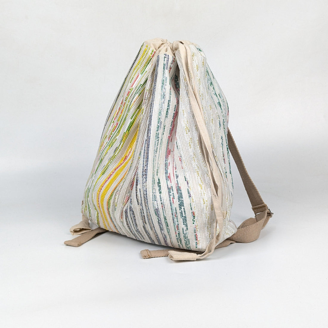 Upcycled Handcrafted Light Backpack (NLBP0826-003)