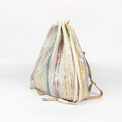 Upcycled Handcrafted Light Backpack (NLBP0826-005)