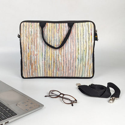 Upcycled Handcrafted Laptop Sleeves 14 inches (LSB140826-004)