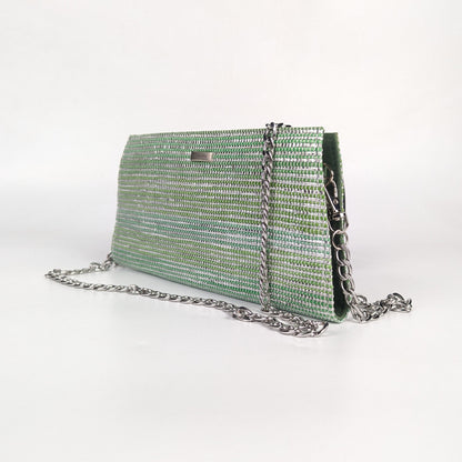 Upcycled Handcrafted Trapeze Clutch (TC0826-001)