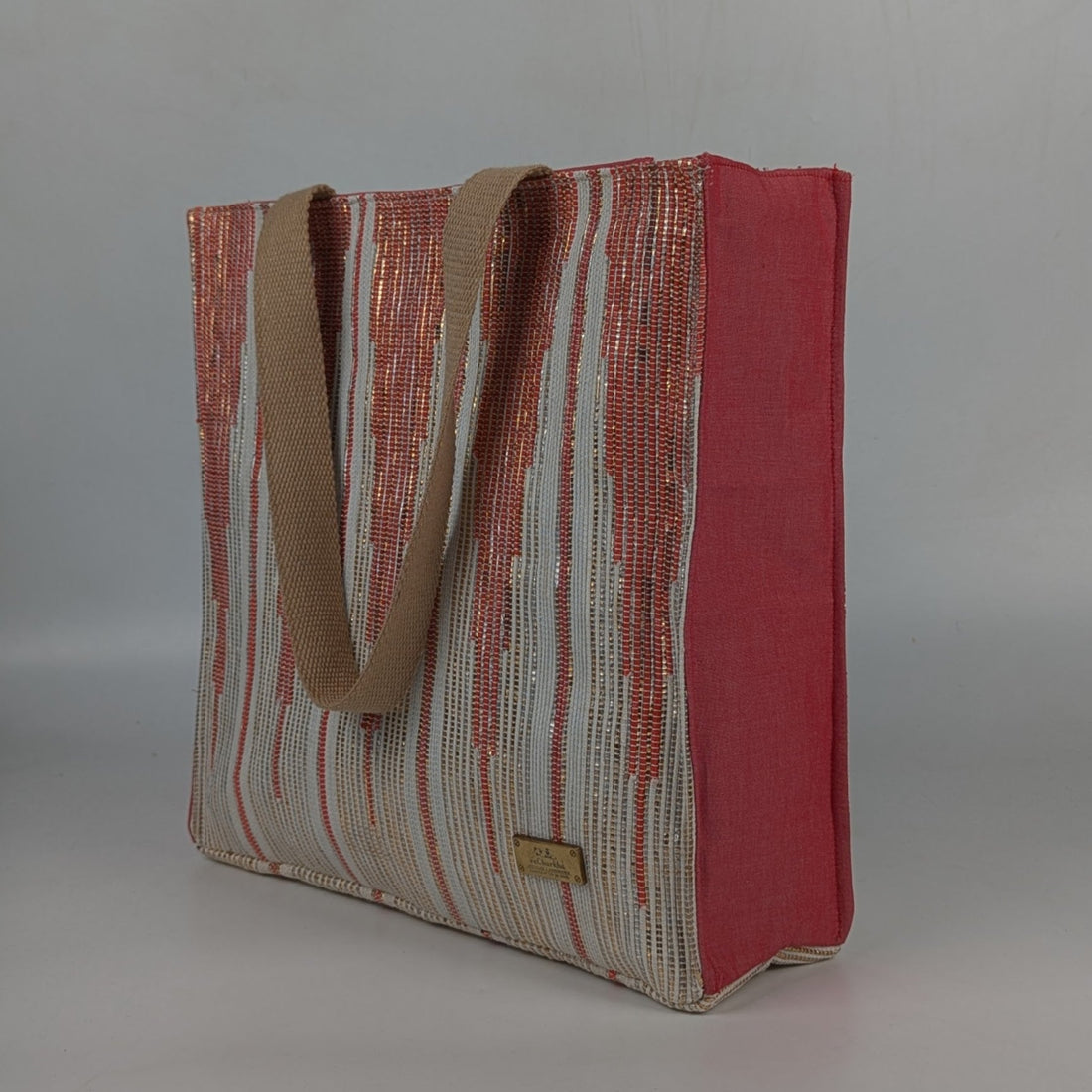 Upcycled Handcrafted Urban Tote (UT0926-009) [for 14" laptop]
