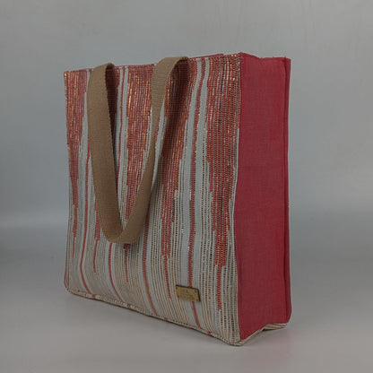 Upcycled Handcrafted Urban Tote (UT0926-009) [for 14" laptop]
