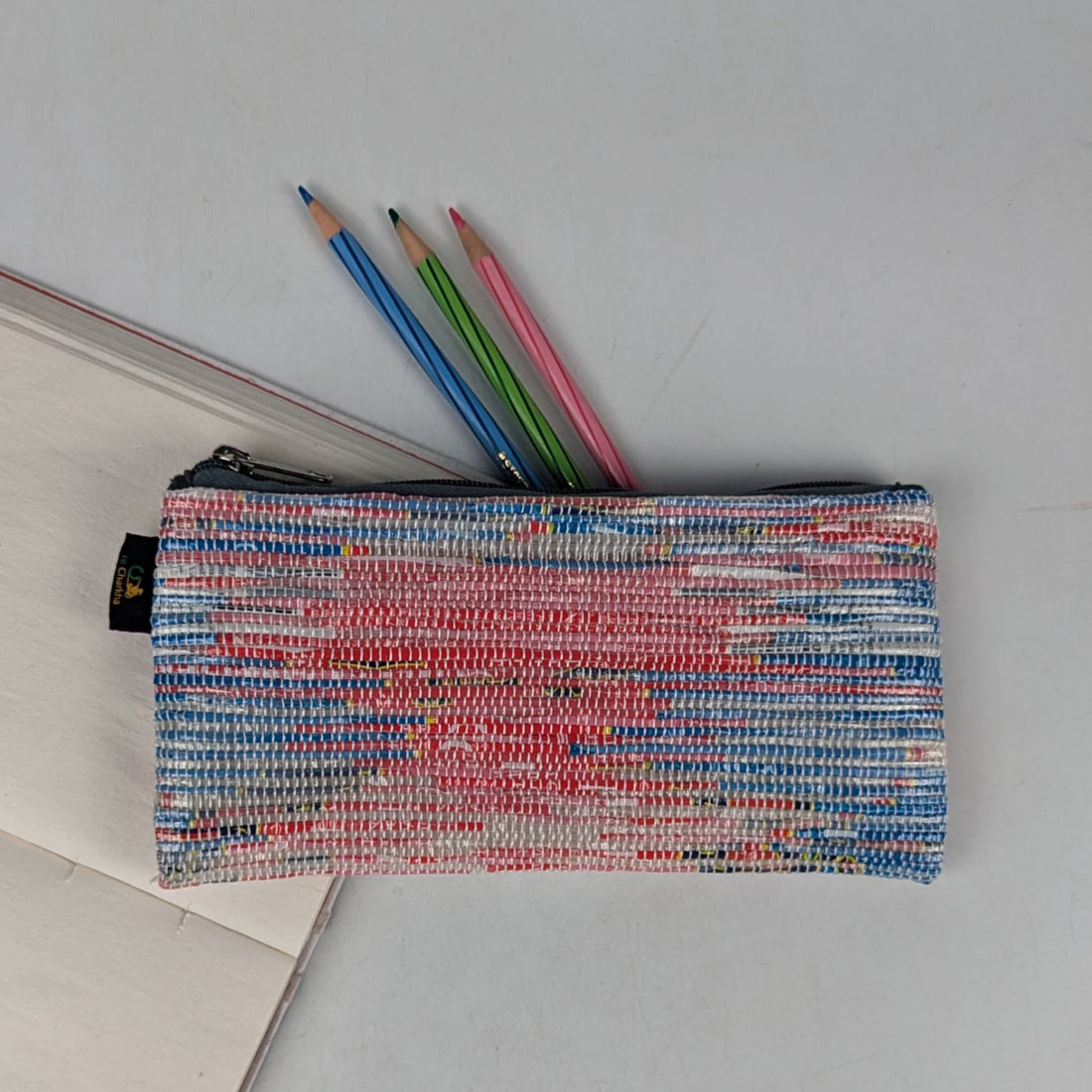 Upcycled Handwoven Pencil Pouch (PP0925-010) PS_W