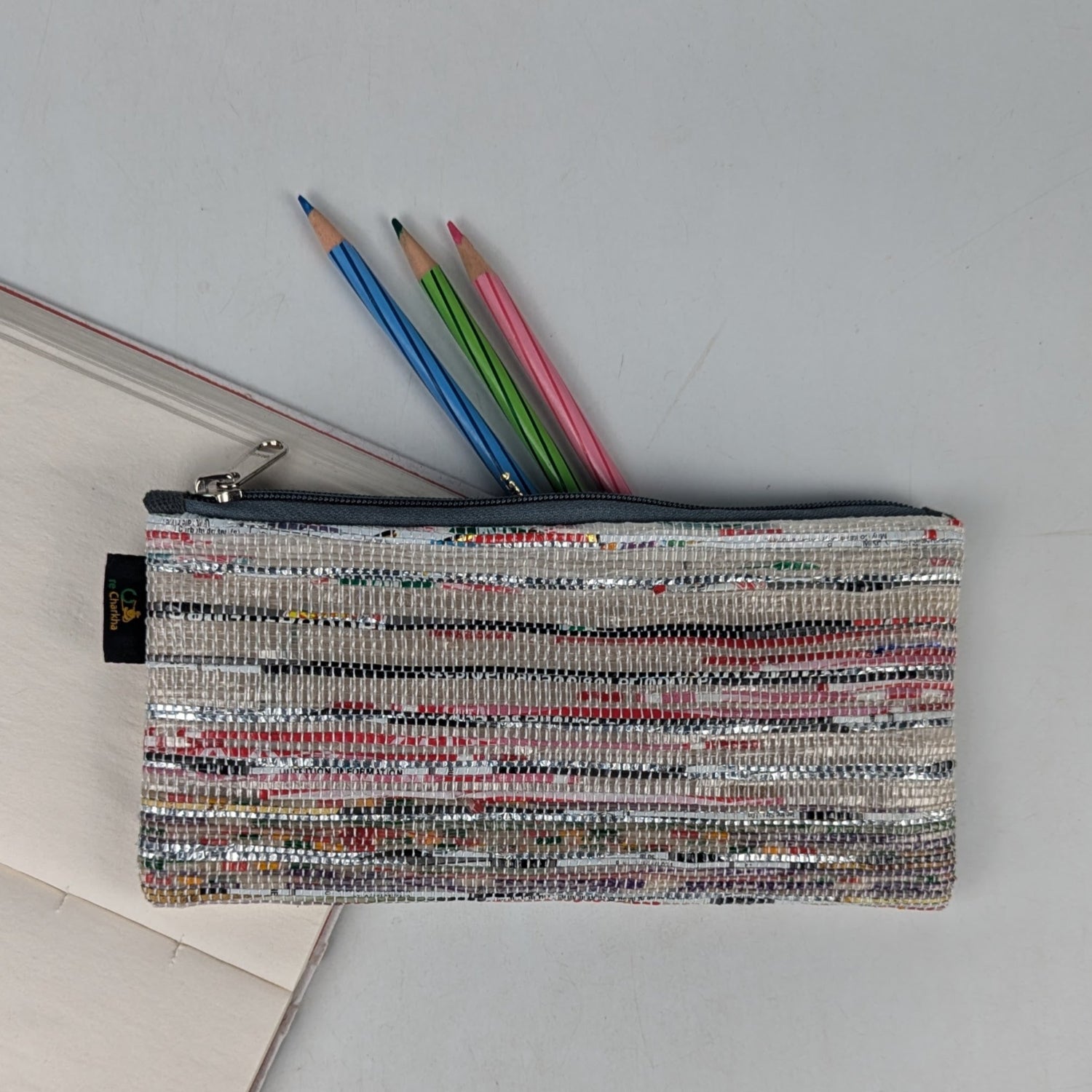 Upcycled Handwoven Pencil Pouch (PP0925-011) PS_W