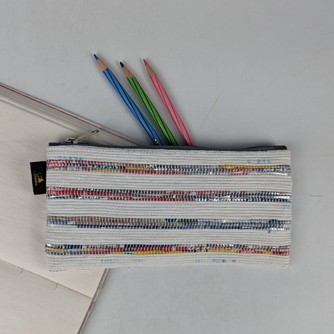Upcycled Handwoven Pencil Pouch (PP0925-013) PS_W