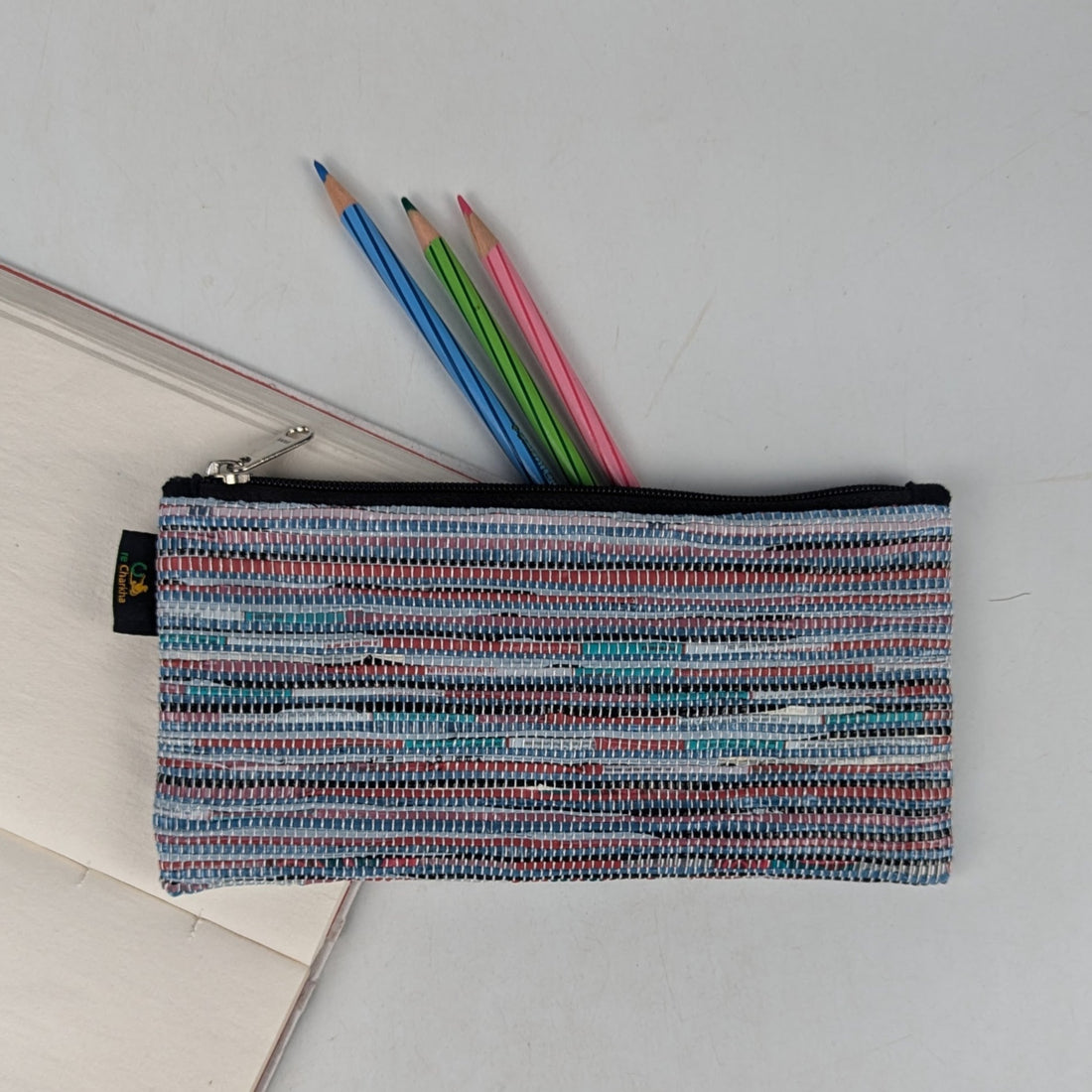 Upcycled Handwoven Pencil Pouch (PP0925-017) PS_W