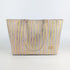 Pink-Gold with Yellow stripes Upcycled Handwoven Office Tote (OT0225-009)