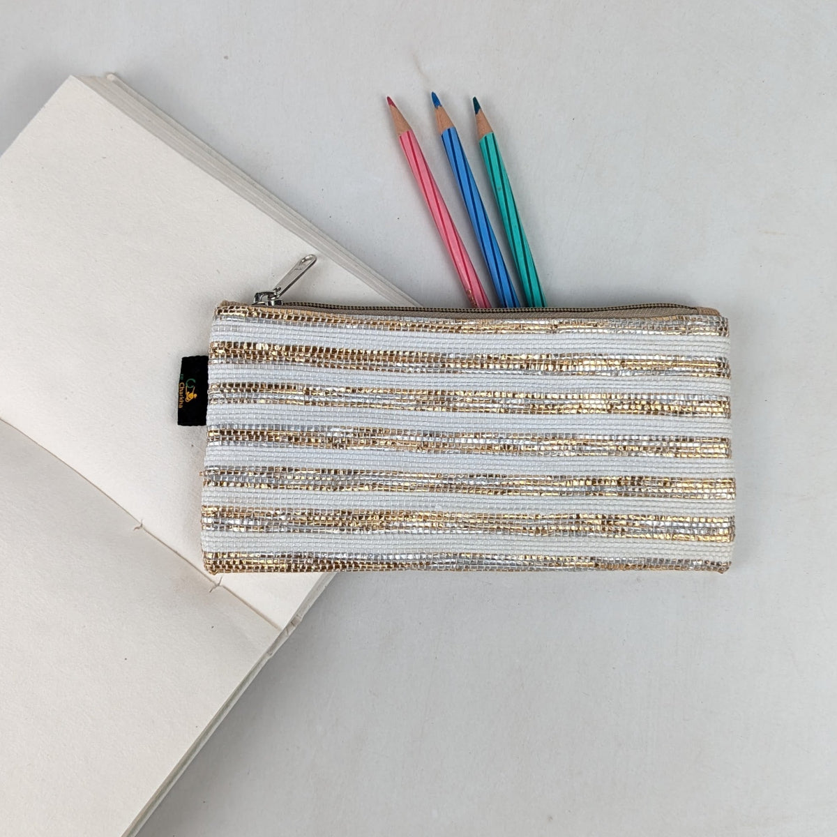 Premium Upcycled Handcrafted Pencil Pouch (PP0626-014) PS_W