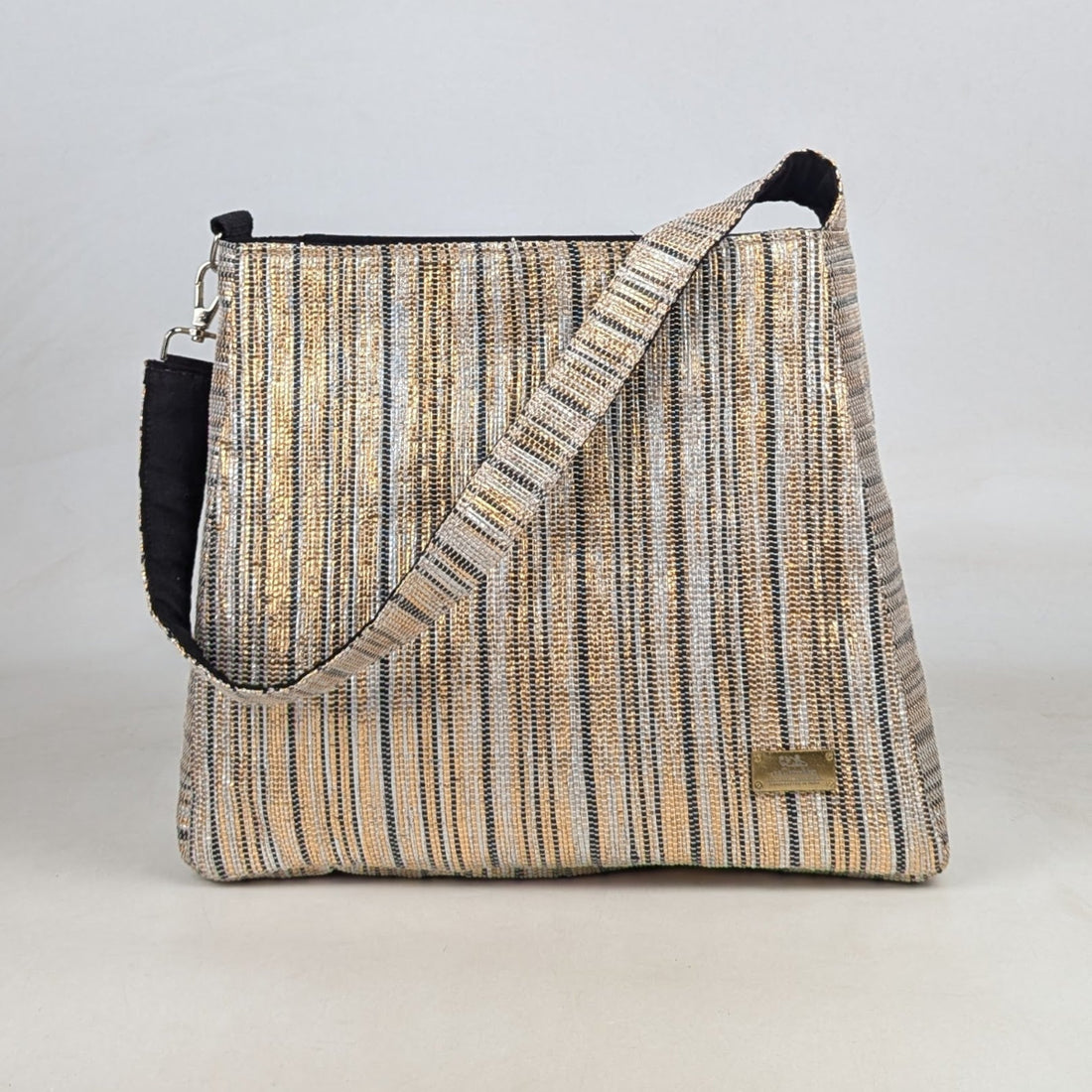 Premium Upcycled Handcrafted Trapeze Tote (TT0626-006) PS_W