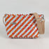 Red White Upcycled Origami Handcrafted Basketry Sling (NBB0824-008) PS_W