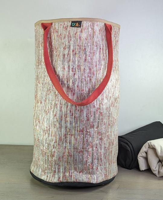 Upcycled Handwoven Laundry Bag (LBG0324-111)