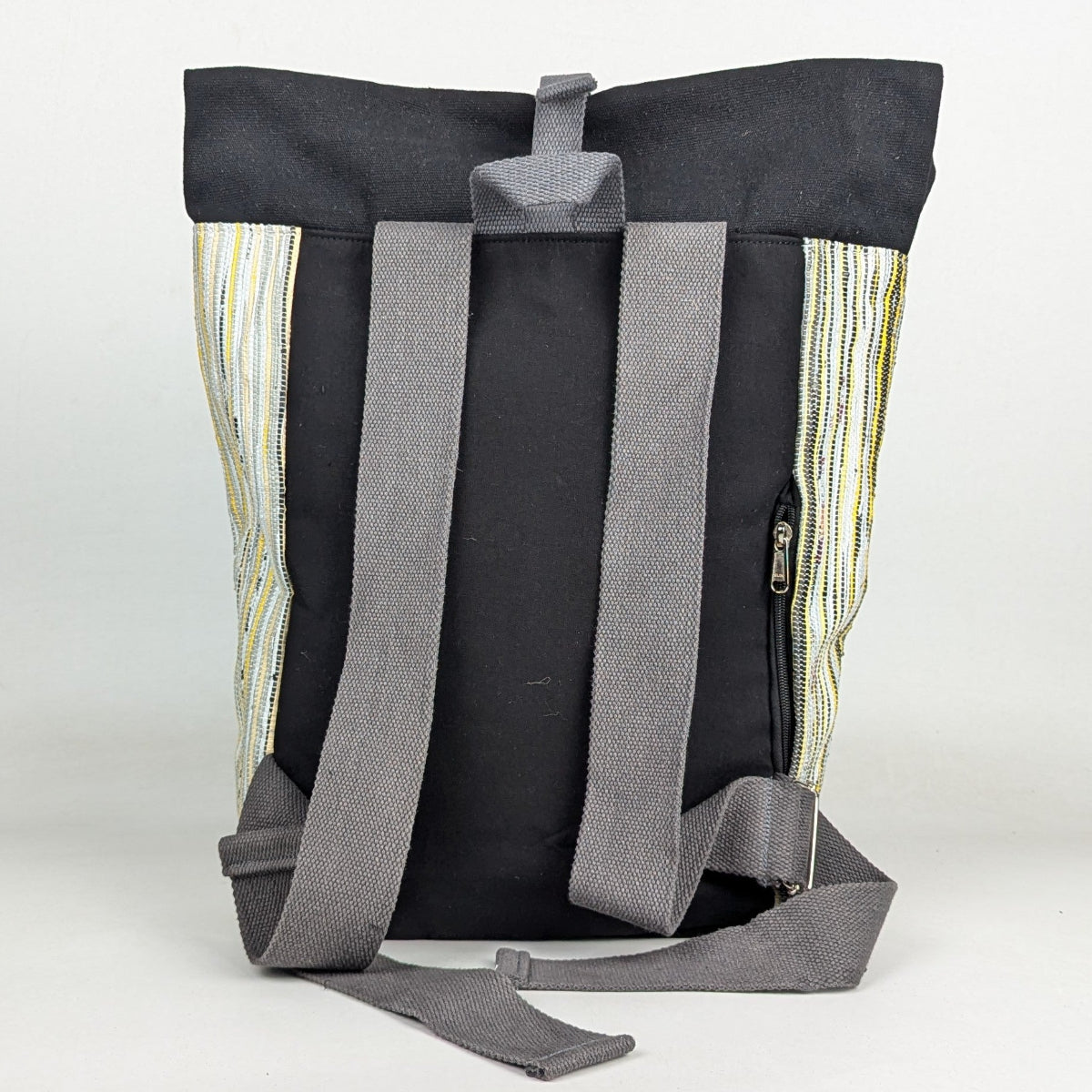 Upcycled Handcrafted Spartan Backpack (SBP0126-001) PS_W