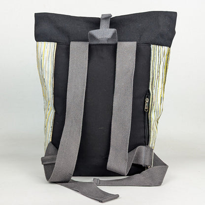 Upcycled Handcrafted Spartan Backpack (SBP0126-001) PS_W