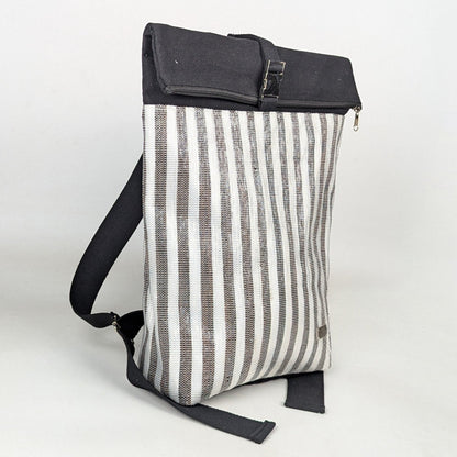 Upcycled Handcrafted Spartan Backpack (SBP0326-004) PS_W