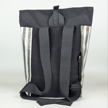 Upcycled Handcrafted Spartan Backpack (SBP0326-004) PS_W