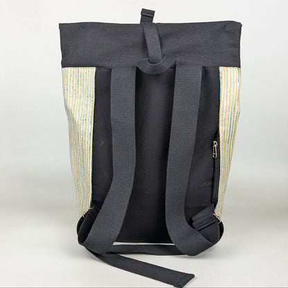 Upcycled Handcrafted Spartan Backpack (SBP0326-005) PS_W