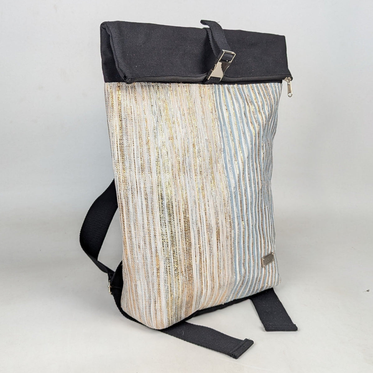 Upcycled Handcrafted Spartan Backpack (SBP0326-006) PS_W