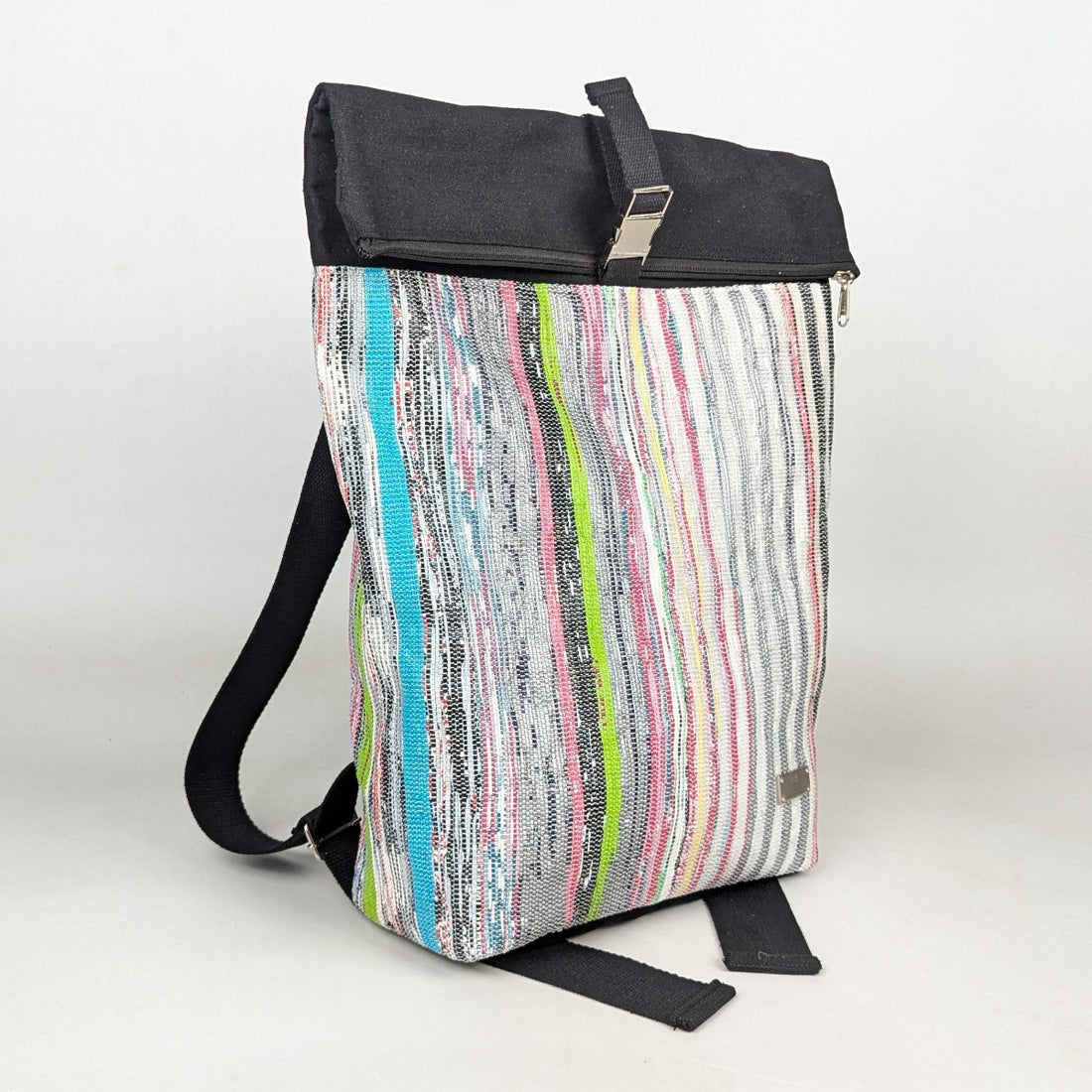 Upcycled Handcrafted Spartan Backpack (SBP0326-007) PS_W