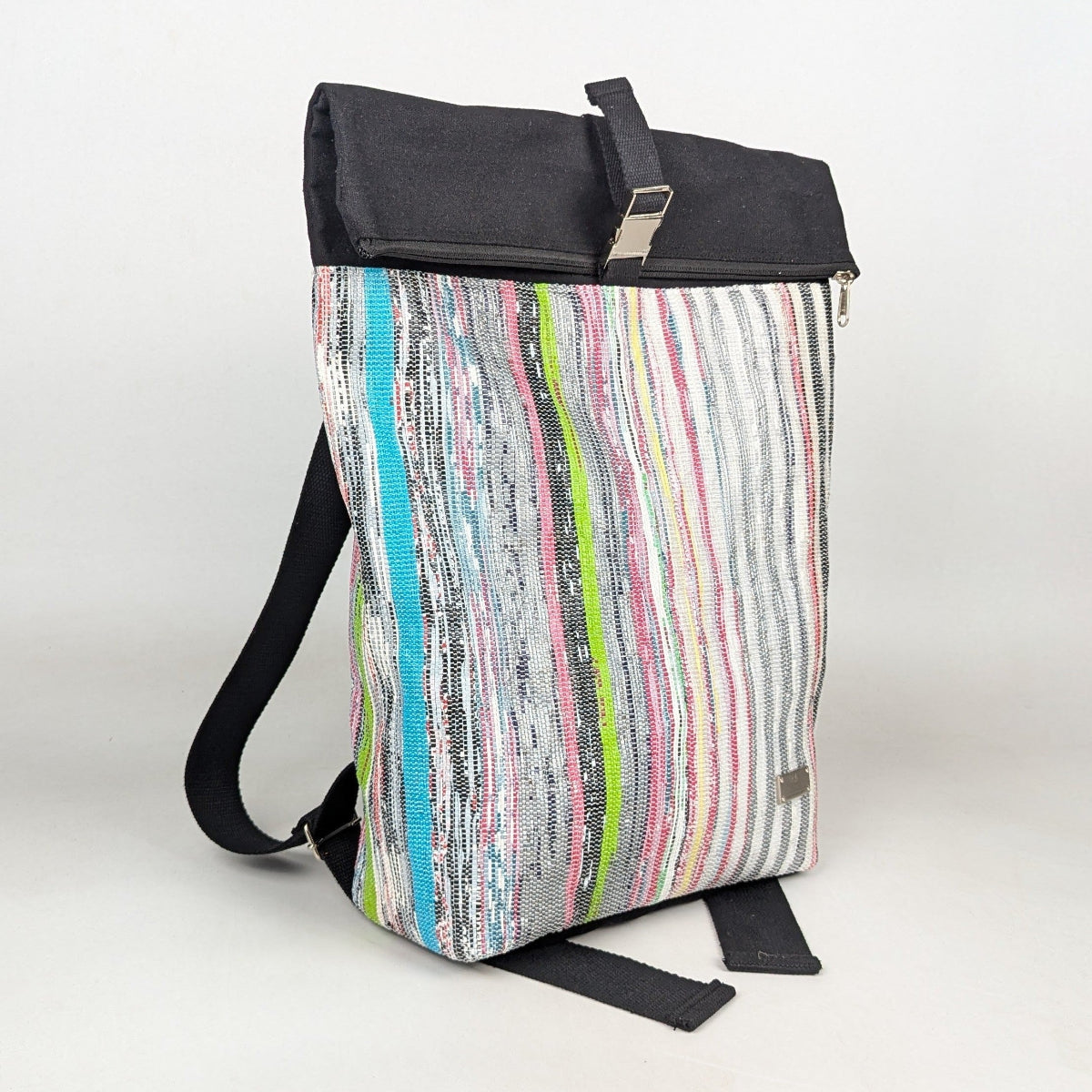 Upcycled Handcrafted Spartan Backpack (SBP0326-007) PS_W