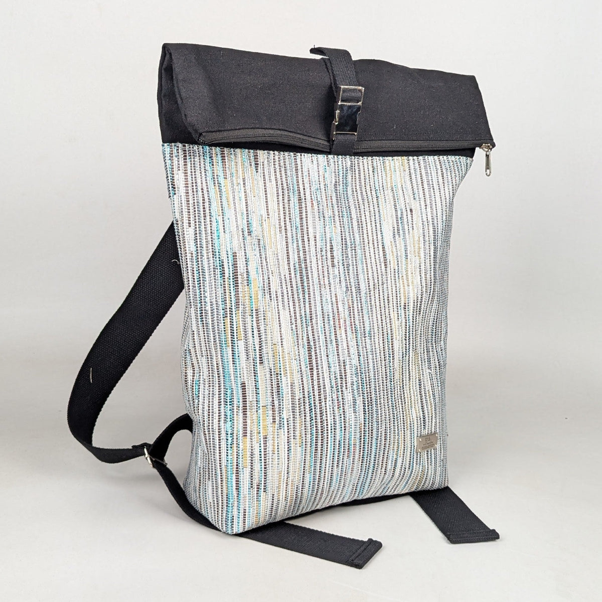 Upcycled Handcrafted Spartan Backpack (SBP0326-009) PS_W