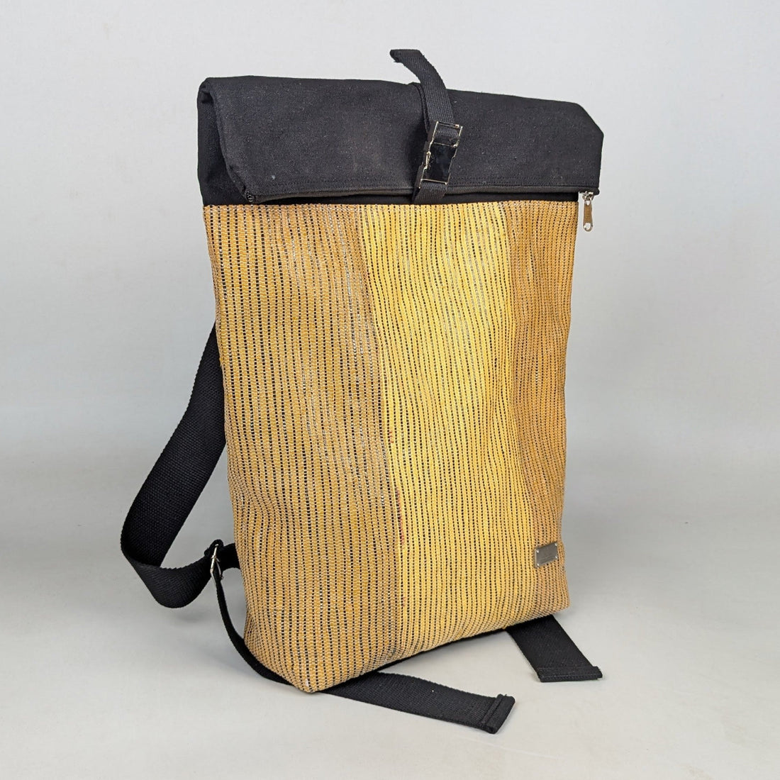 Upcycled Handcrafted Spartan Backpack (SBP0326-010) PS_W