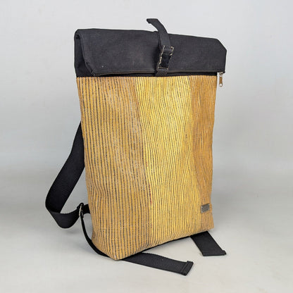 Upcycled Handcrafted Spartan Backpack (SBP0326-010) PS_W