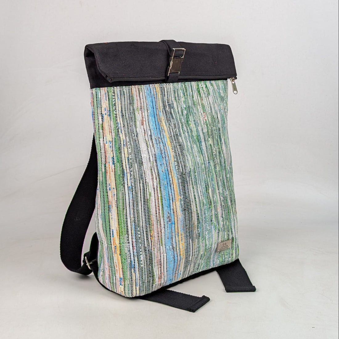 Upcycled Handcrafted Spartan Backpack (SBP0526-006) PS_W