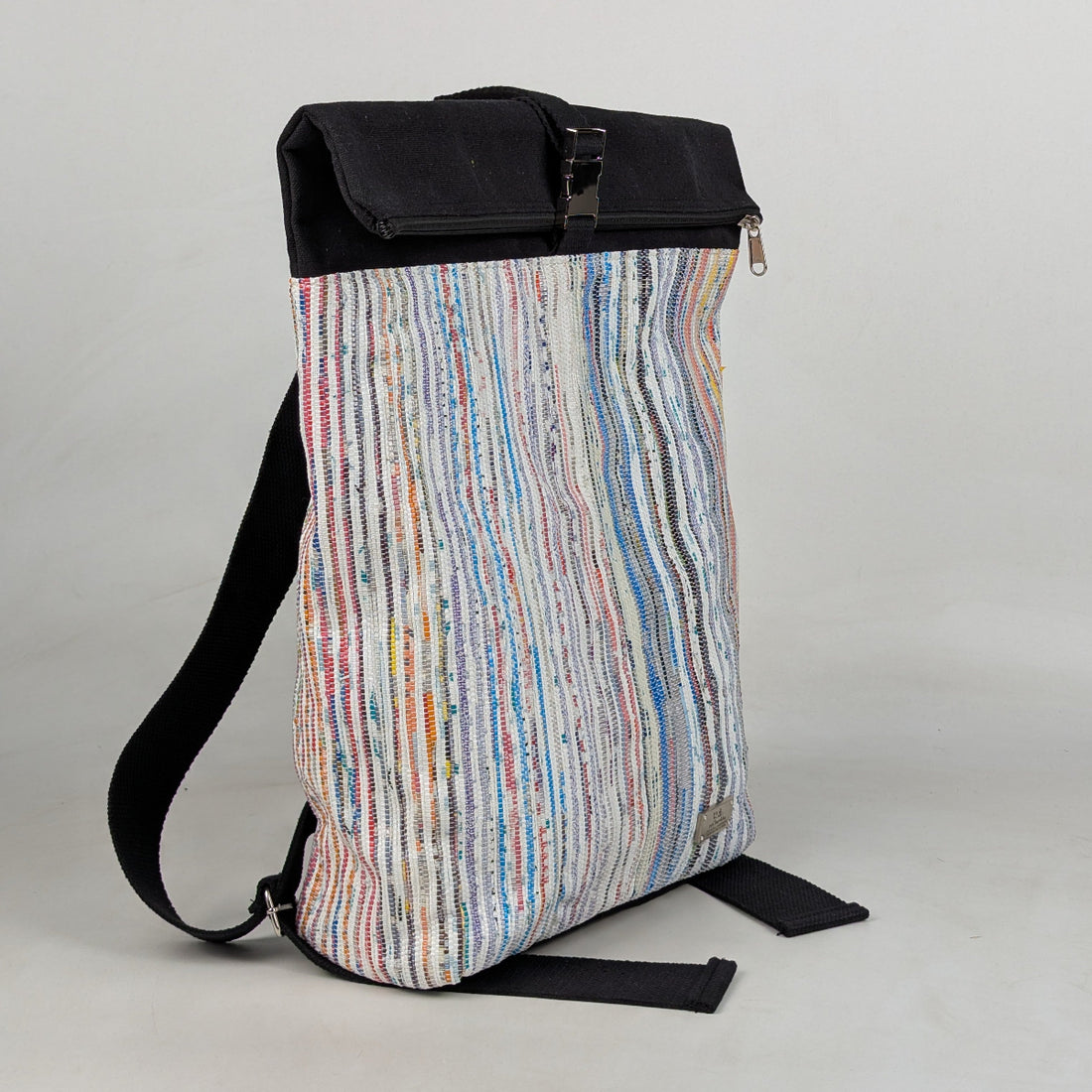 Upcycled Handcrafted Spartan Backpack (SBP0526-010) PS_W