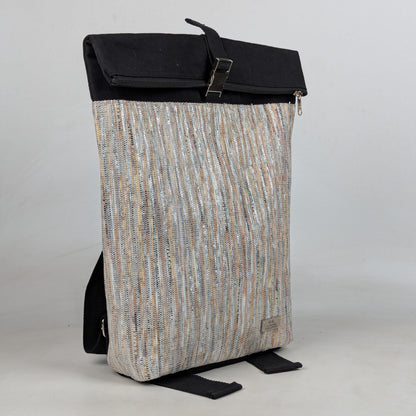 Upcycled Handcrafted Spartan Backpack (SBP0526-011) PS_W