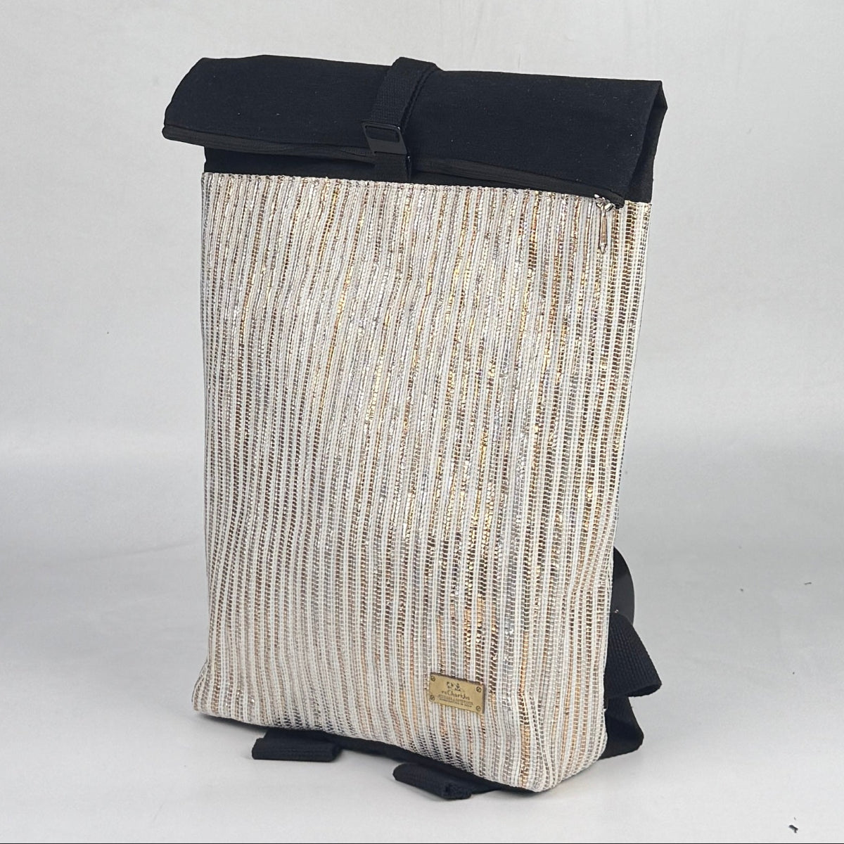 Exclusive Upcycled Handcrafted Spartan Laptop Backpack (SLBP0826-008)