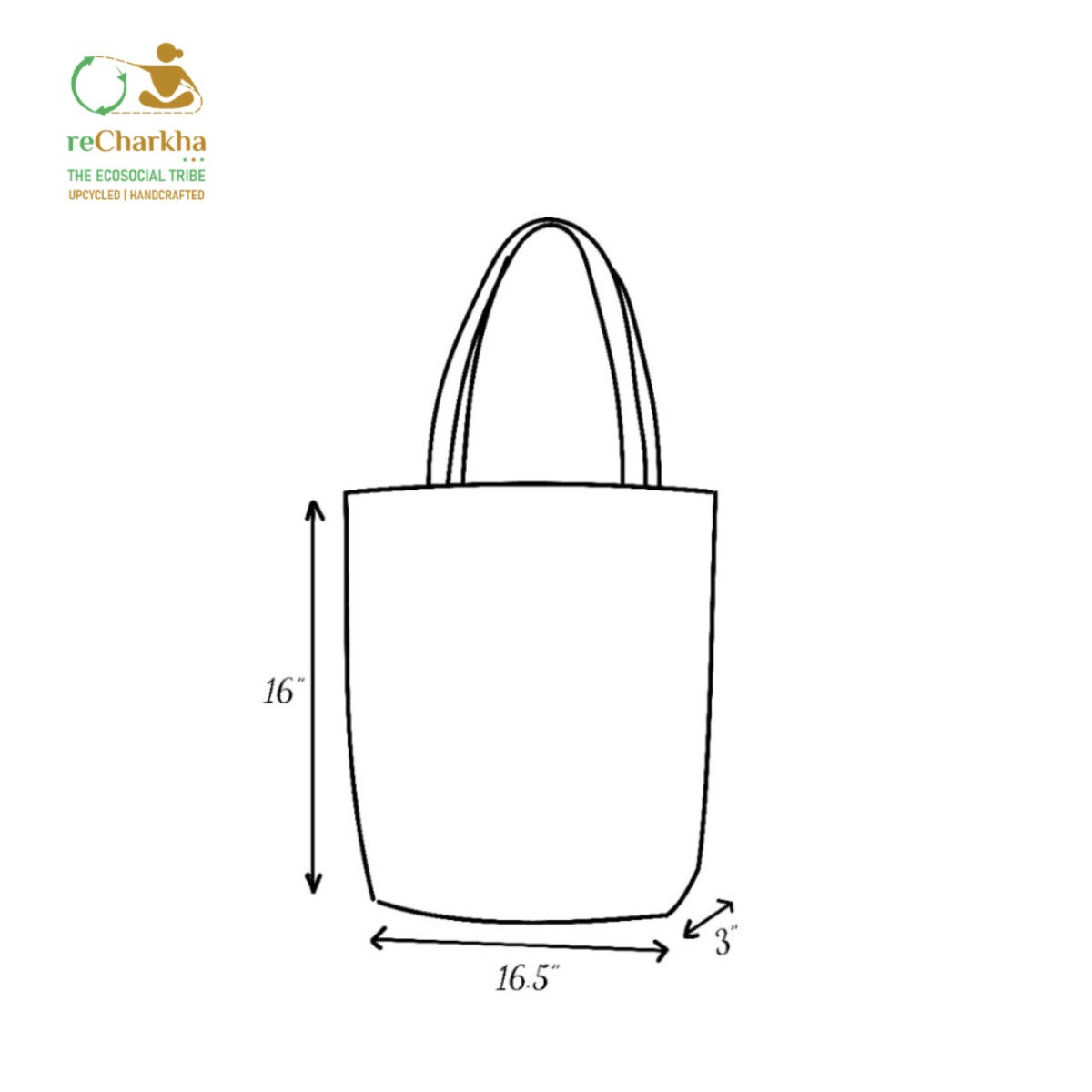 Upcycled Handcrafted Designer Shop N Go (SNGD0626-003) PS_W