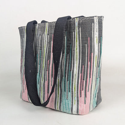 Upcycled Handcrafted Designer Shopper Tote (DST0126-004) PS_W