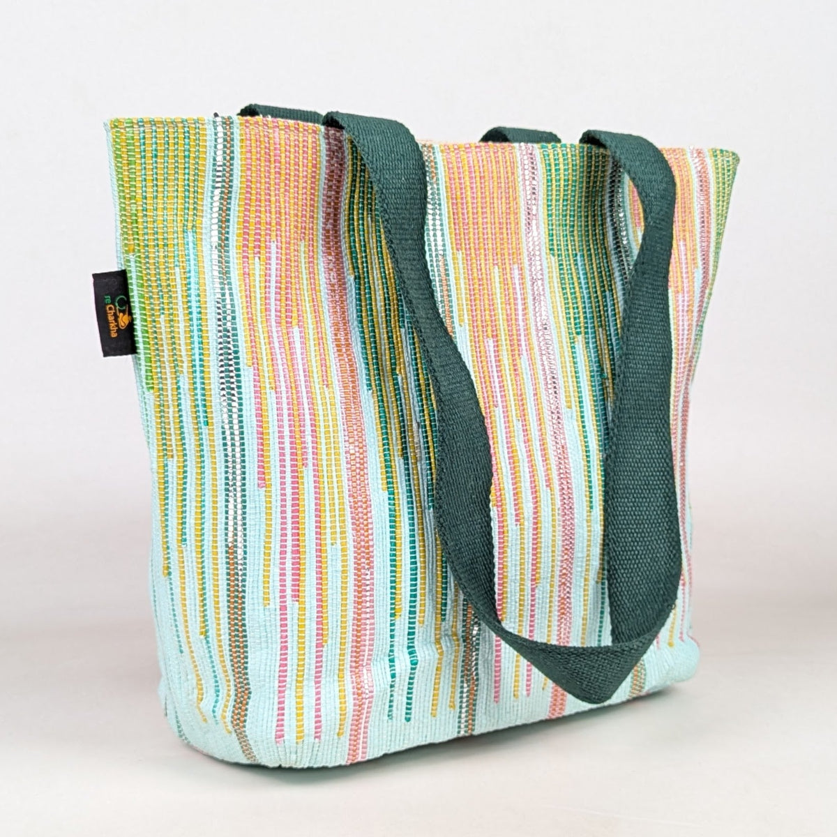 Upcycled Handcrafted Designer Shopper Tote (DST0326-001) PS_W