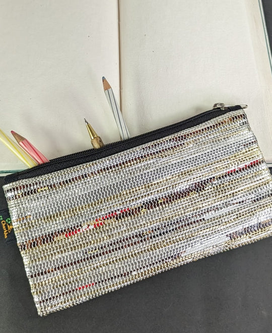 Upcycled Handwoven Pencil Pouch (PP0524-003) PS_W
