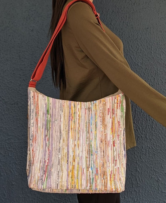 Upcycled Handwoven Eclipse Jhola Tote (EJ0424-004) PS_W