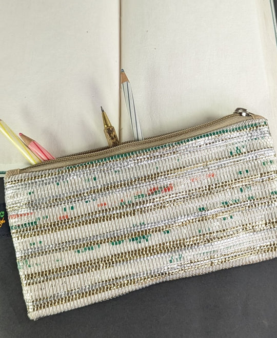 Upcycled Handwoven Pencil Pouch (PP0524-004) PS_W