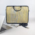 Shimmery Golden Yellow Handwoven Laptop Sleeve 16 inch (LSB160225-010) PS_W