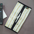 Shimmery Golden and White Striped Upcycled Handwoven Tissue Holder (TH0724-017) PS_W