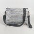 Shimmery Silver Multicolored Upcycled Handwoven Sling Bag (SI0325-010) PS_W