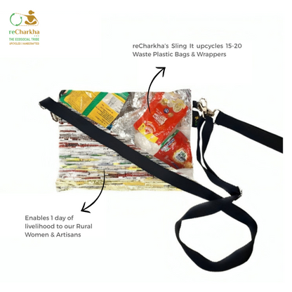 Upcycled Handcrafted Sling Bag (SI0826-002)